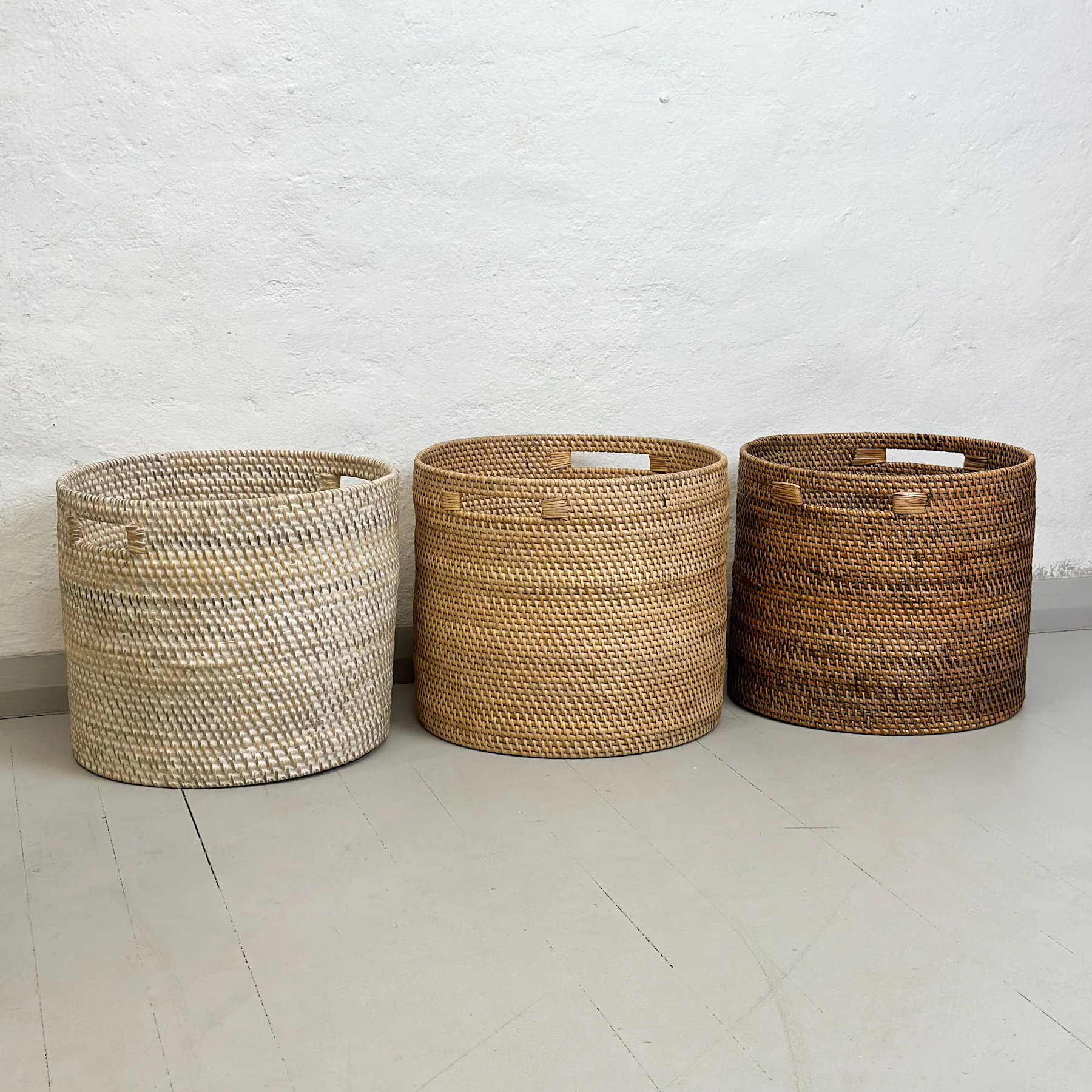 Handwoven Cane Baskets